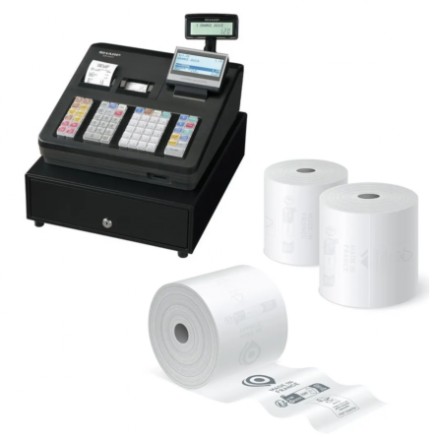 Bobines imprimante caisse Sharp